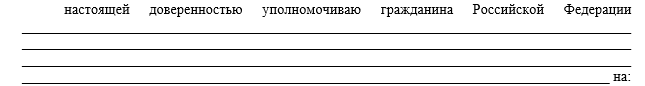 Данный раздел содержит информацию о представителе